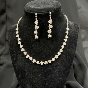 Rhinestone jewelry set